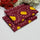 2 pcs chunri design in Mehroon color